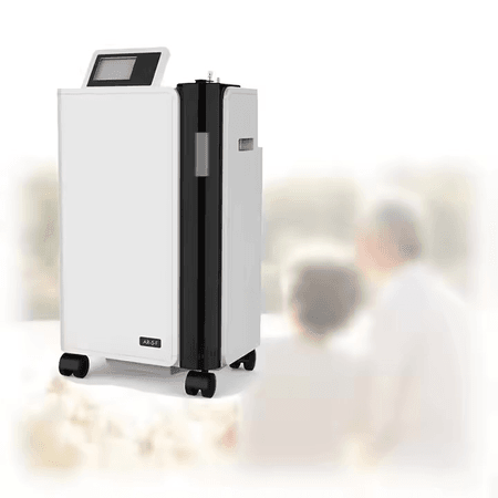 Koncentrator Tlenu AERTI AR-5-N 1–5 L/min – Cichy ≤45 dBA, Sito CECA, do Domu i Gabinetu